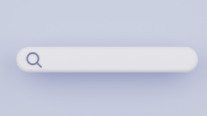 Search bar with magnifying glass